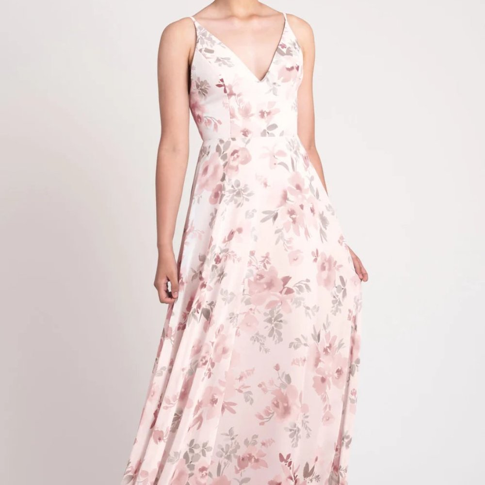 Jenny Yoo Watercolor Blush Dani Dress (Bridesmaid) - Worn once